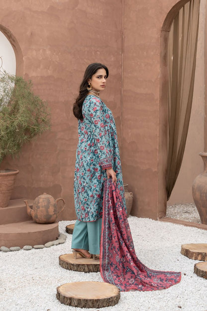 Zesh Airjet Printed Lawn 3PC