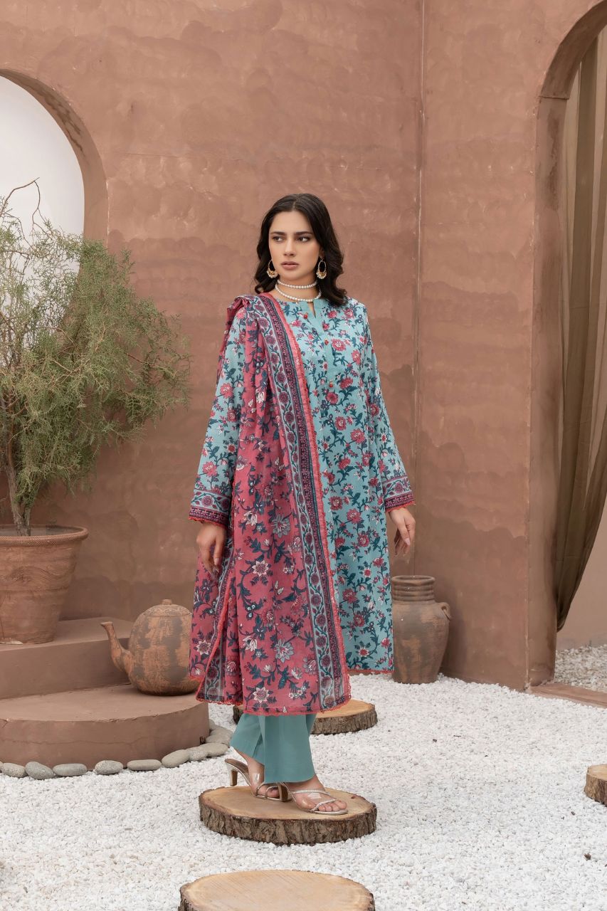 Zesh Airjet Printed Lawn 3PC