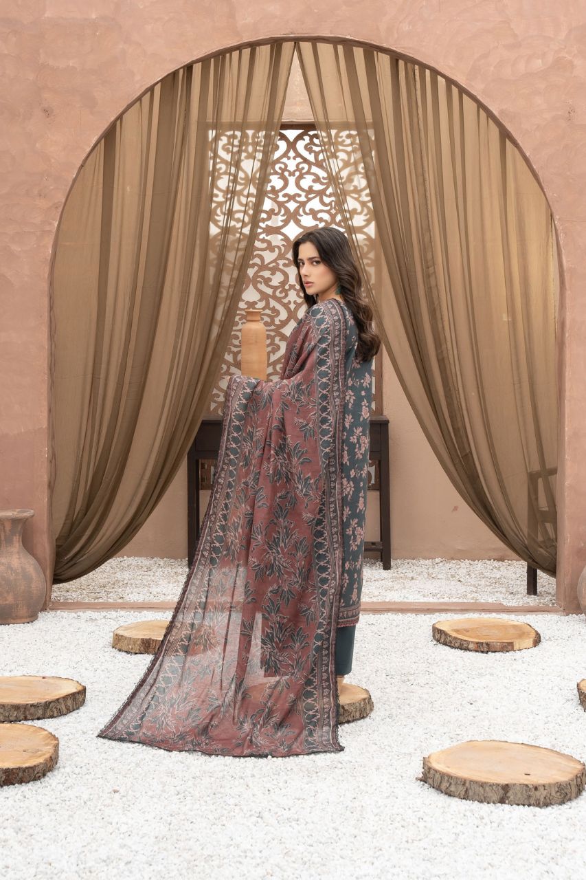 Zesh Airjet Printed Lawn 3PC