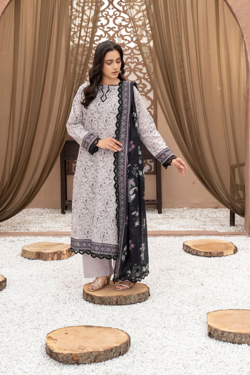 Zesh Airjet Printed Lawn 3PC