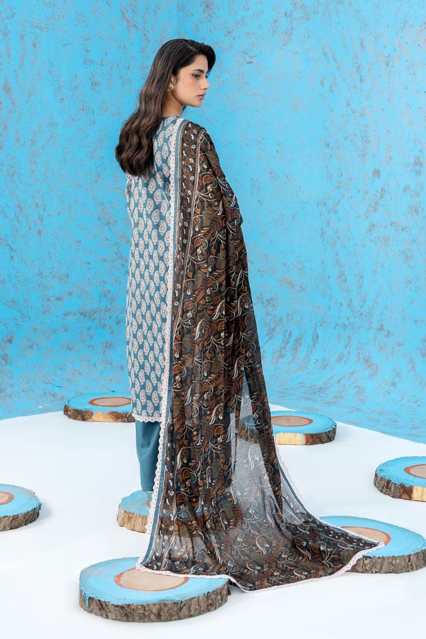 Zesh Airjet Printed Lawn 3PC