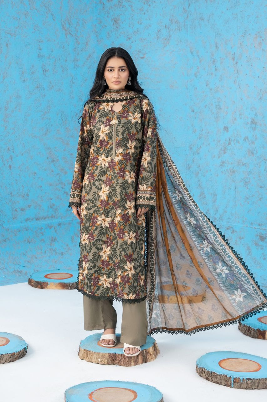 Zesh Airjet Printed Lawn 3PC