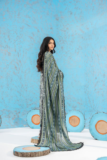 Zesh Airjet Printed Lawn 3PC
