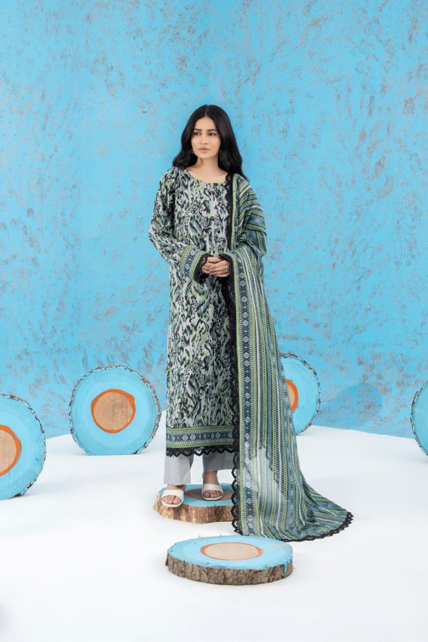 Zesh Airjet Printed Lawn 3PC