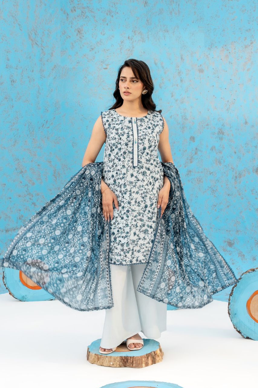 Zesh Airjet Printed Lawn 3PC