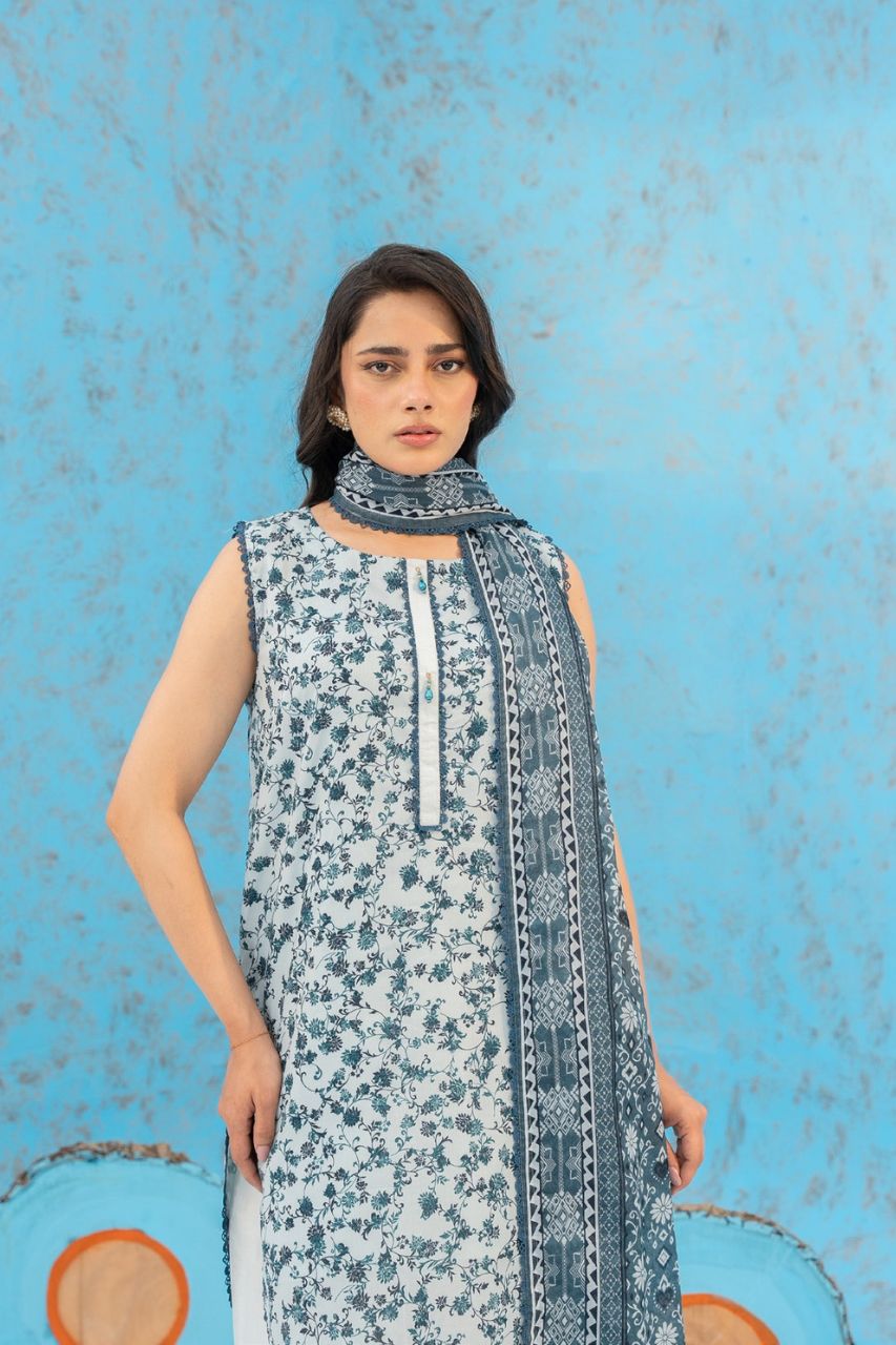 Zesh Airjet Printed Lawn 3PC