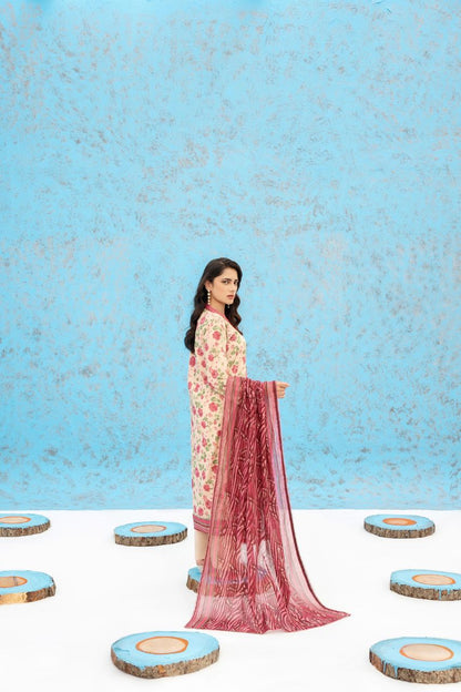 Zesh Airjet Printed Lawn 3PC