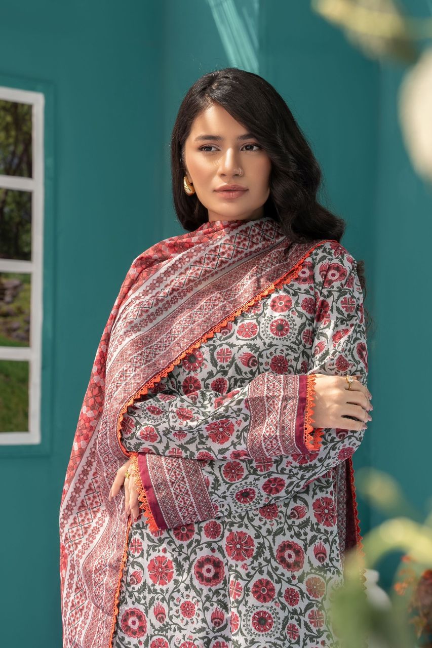 Zesh Airjet Printed Lawn 3PC