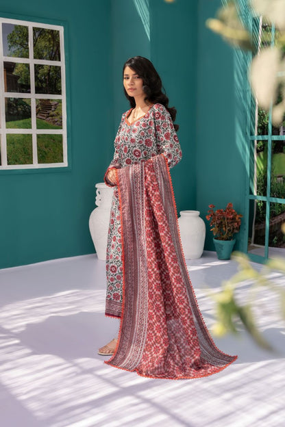 Zesh Airjet Printed Lawn 3PC