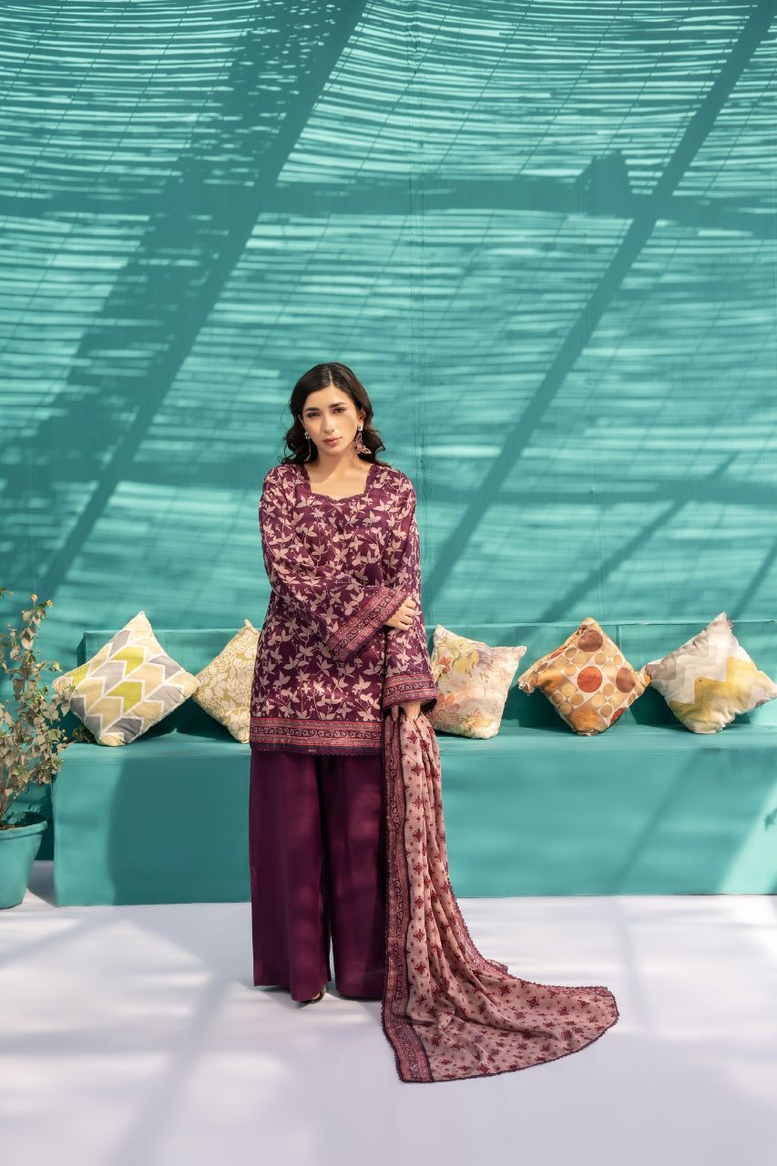 Zesh Airjet Printed Lawn 3PC