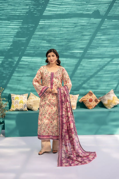 Zesh Airjet Printed Lawn 3PC