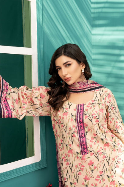 Zesh Airjet Printed Lawn 3PC