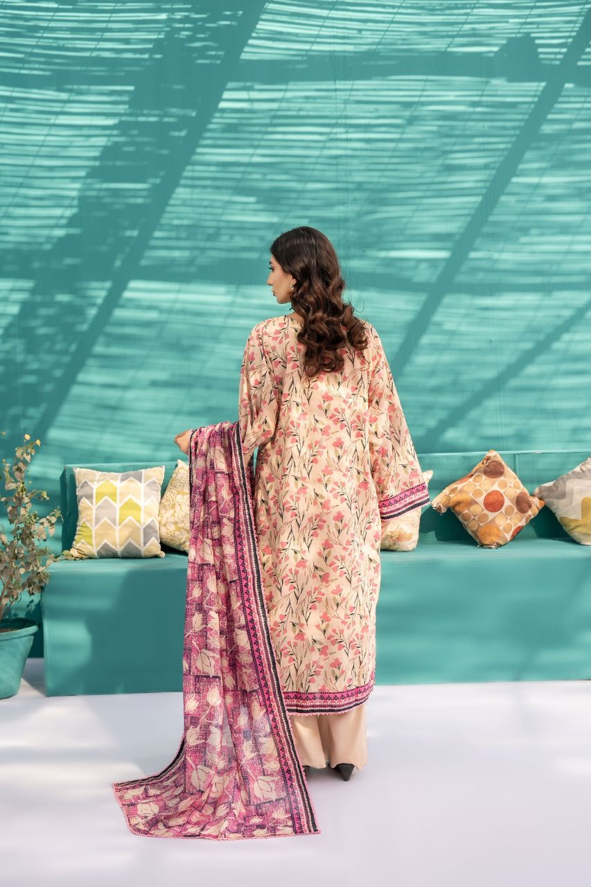 Zesh Airjet Printed Lawn 3PC