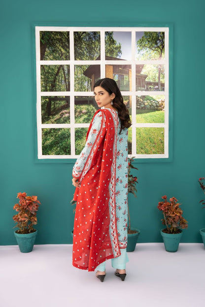 Zesh Airjet Printed Lawn 3PC