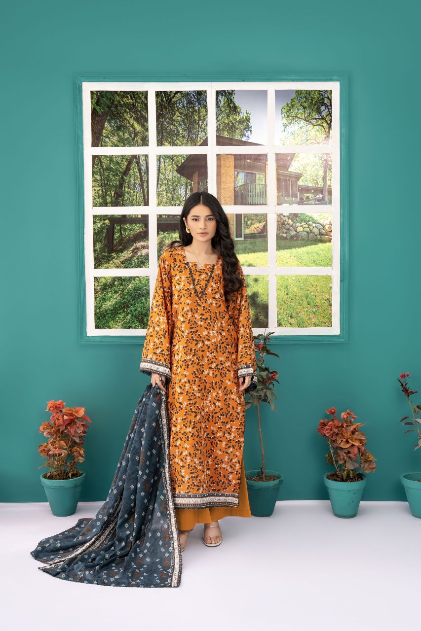 Zesh Airjet Printed Lawn 3PC