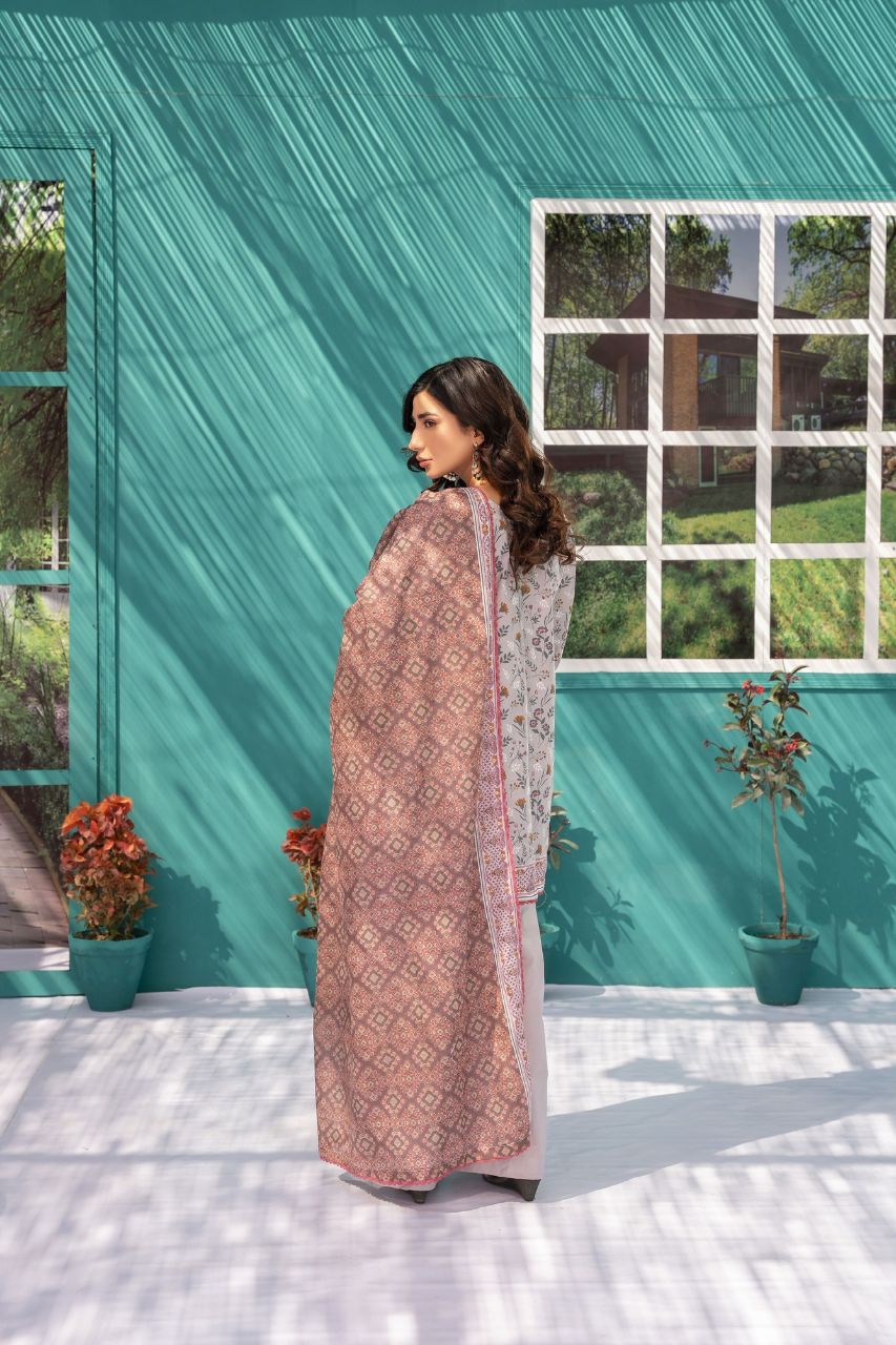 Zesh Airjet Printed Lawn 3PC