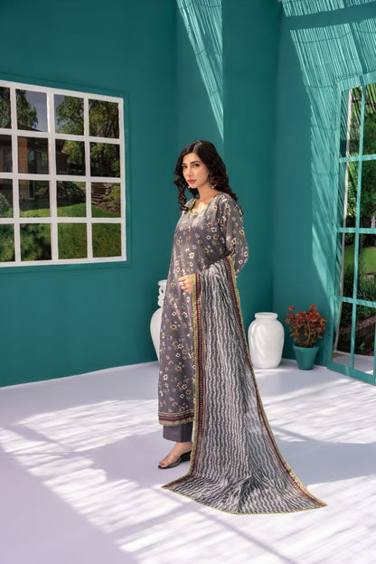 Zesh Airjet Printed Lawn 3PC