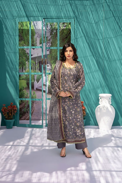 Zesh Airjet Printed Lawn 3PC