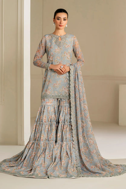 Iznik Embroiderd & Digital Printed Lawn 3PC