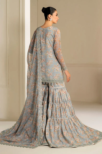 Iznik Embroiderd & Digital Printed Lawn 3PC
