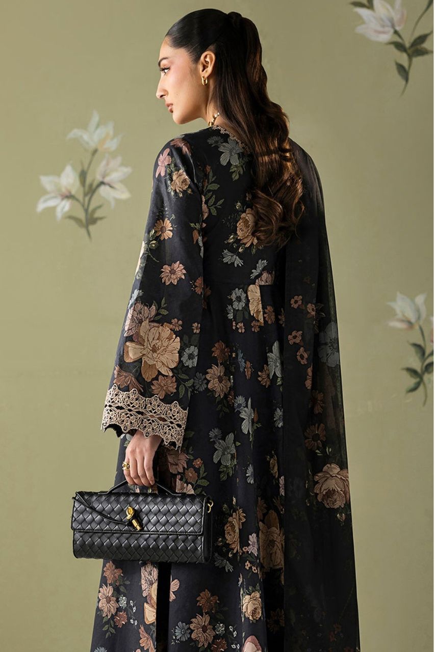 Baroque Digital Printed Lawn 3PC