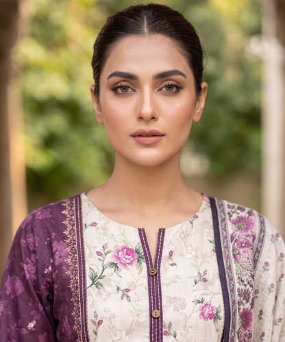 Bin Saeed Digital Printed Lawn 3PC