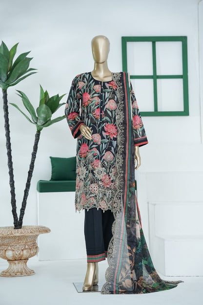 Umang By Aifa Printed & Chickenkari Emb Lawn 3PC