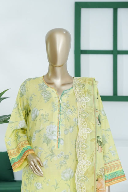 Umang By Aifa Printed & Chickenkari Emb Lawn 3PC
