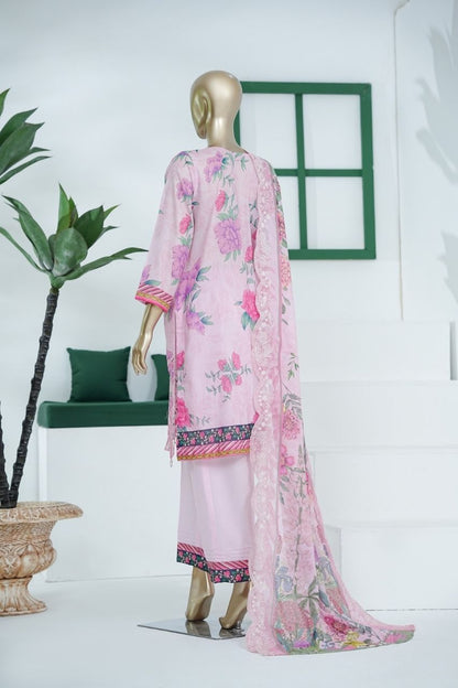 Umang By Aifa Printed & Chickenkari Emb Lawn 3PC