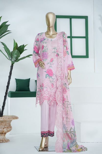 Umang By Aifa Printed & Chickenkari Emb Lawn 3PC