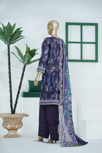 Umang By Aifa Printed & Chickenkari Emb Lawn 3PC