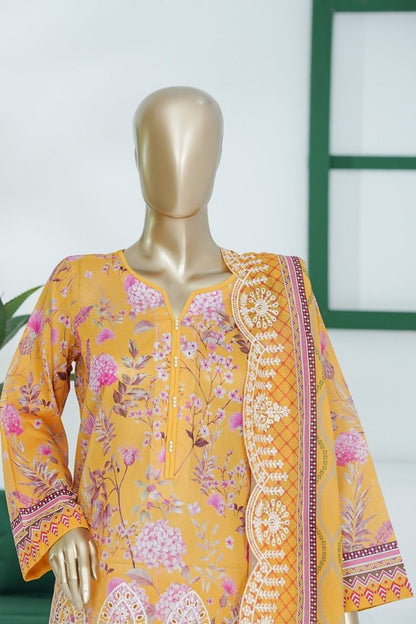 Umang By Aifa Printed & Chickenkari Emb Lawn 3PC