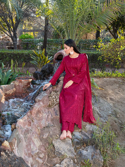 Fizza | Feroza Luxury Emb Lawn | 3 PC