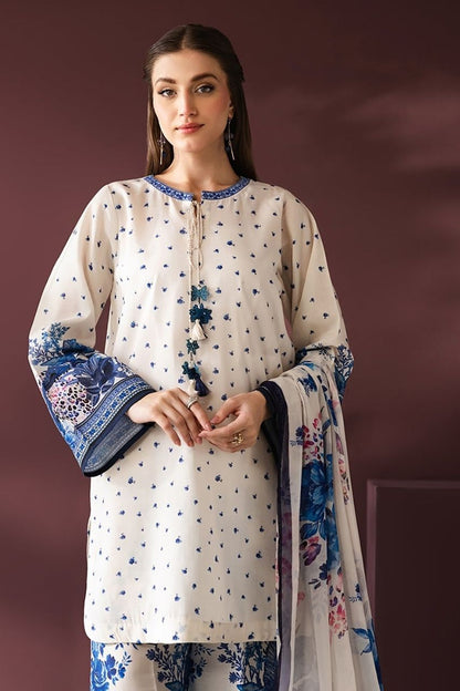 Baroque Digital Printed Lawn 3PC