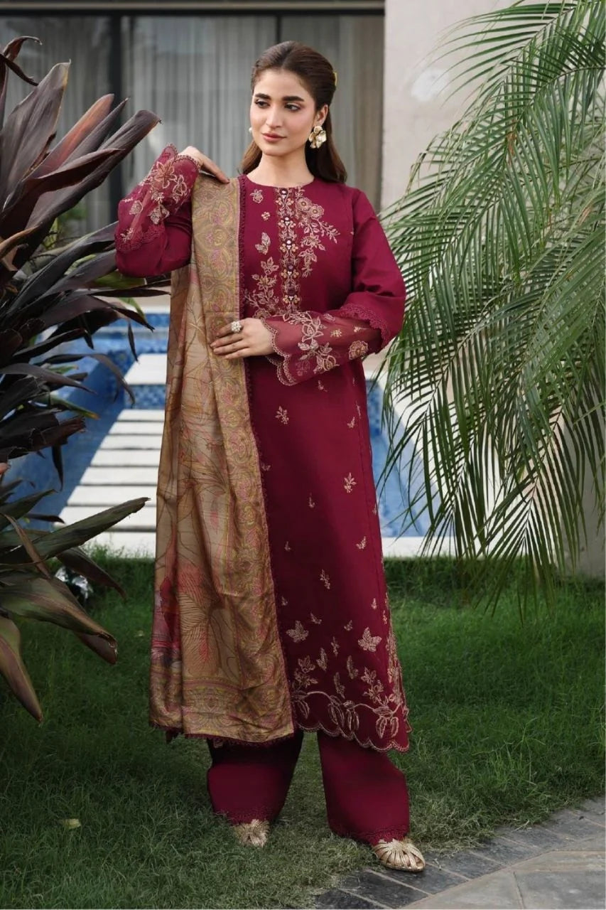 Florence By Rang Rasiya Vol-02 Luxury  Emb Lawn 3PC