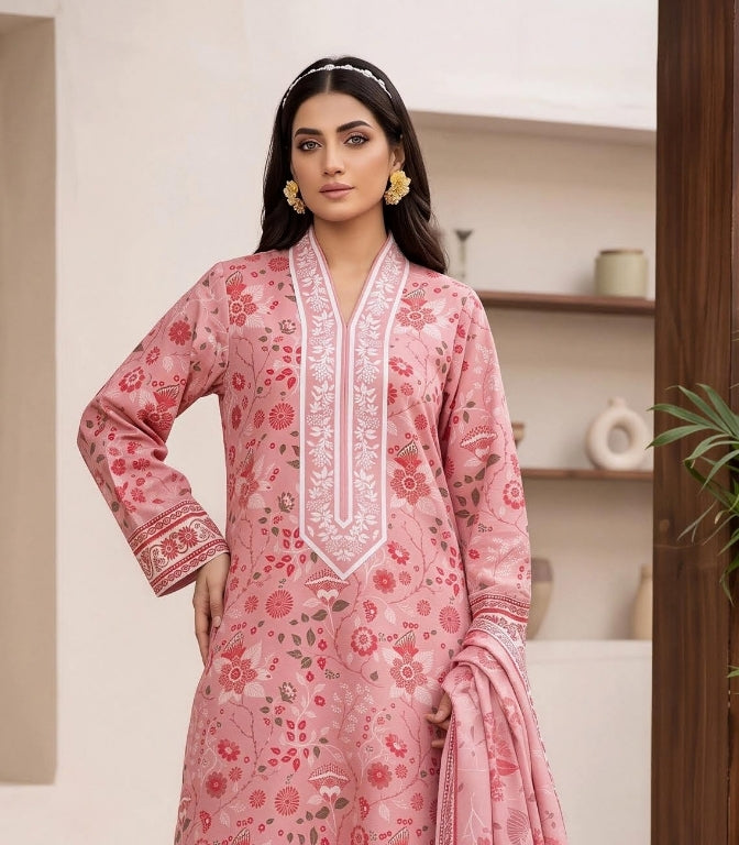 Mashaim Digital Printed Khaddar 3PC