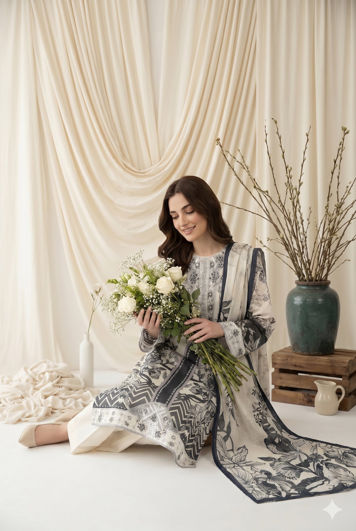 Gulnaar By Anaya Noor Digital Printed Lawn 3PC