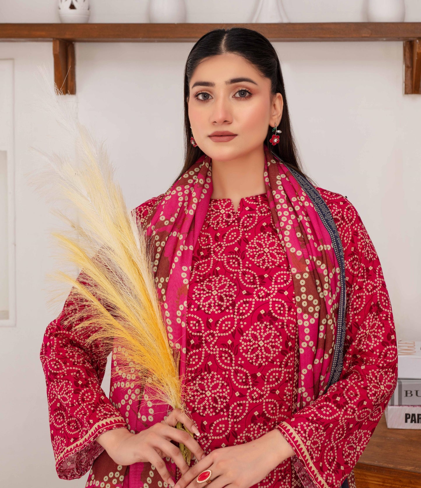 Mehar By Fiza Noor Printed Khaddar 3PC