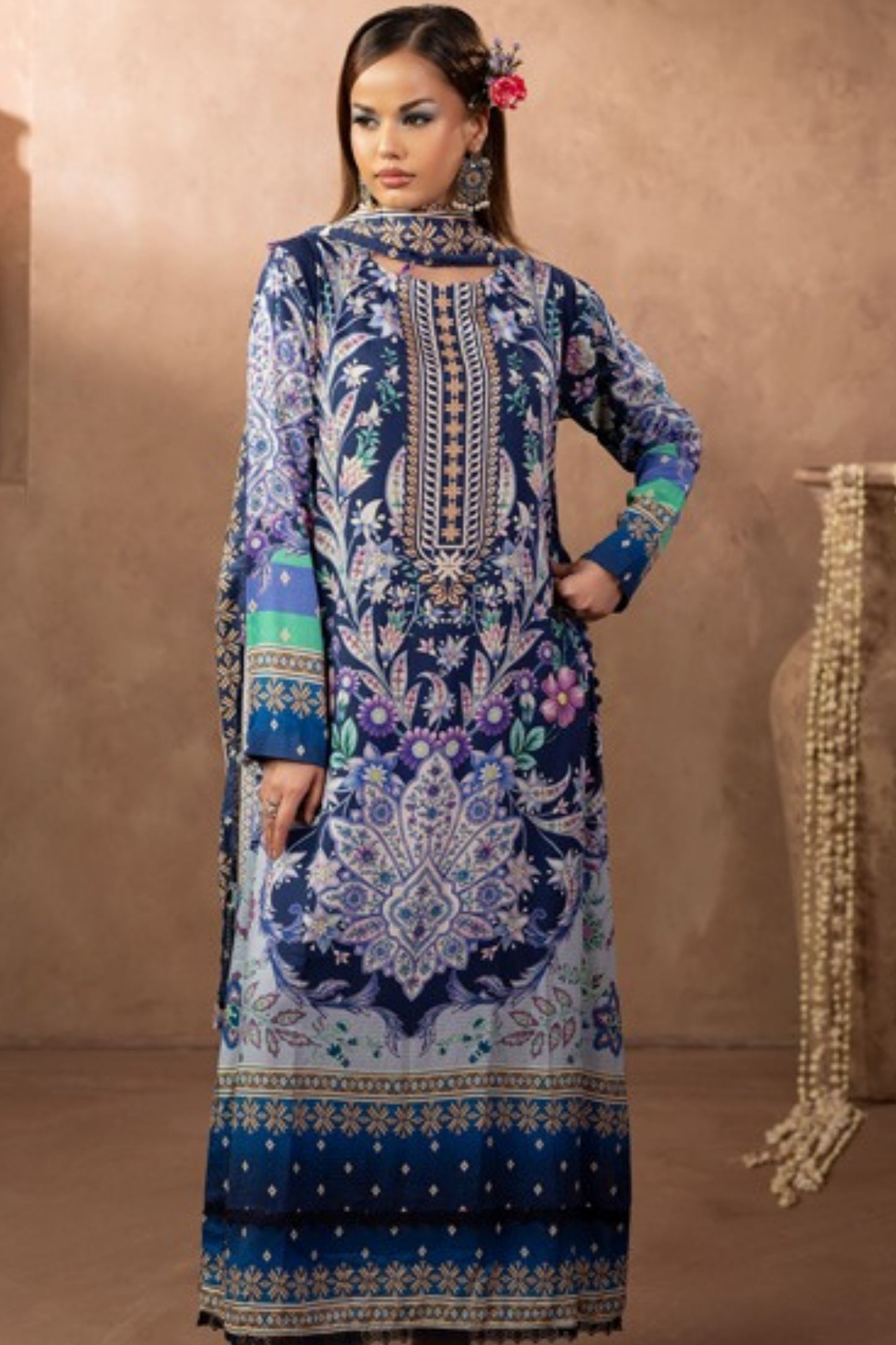 Paltar Premium Marina Printed 3PC