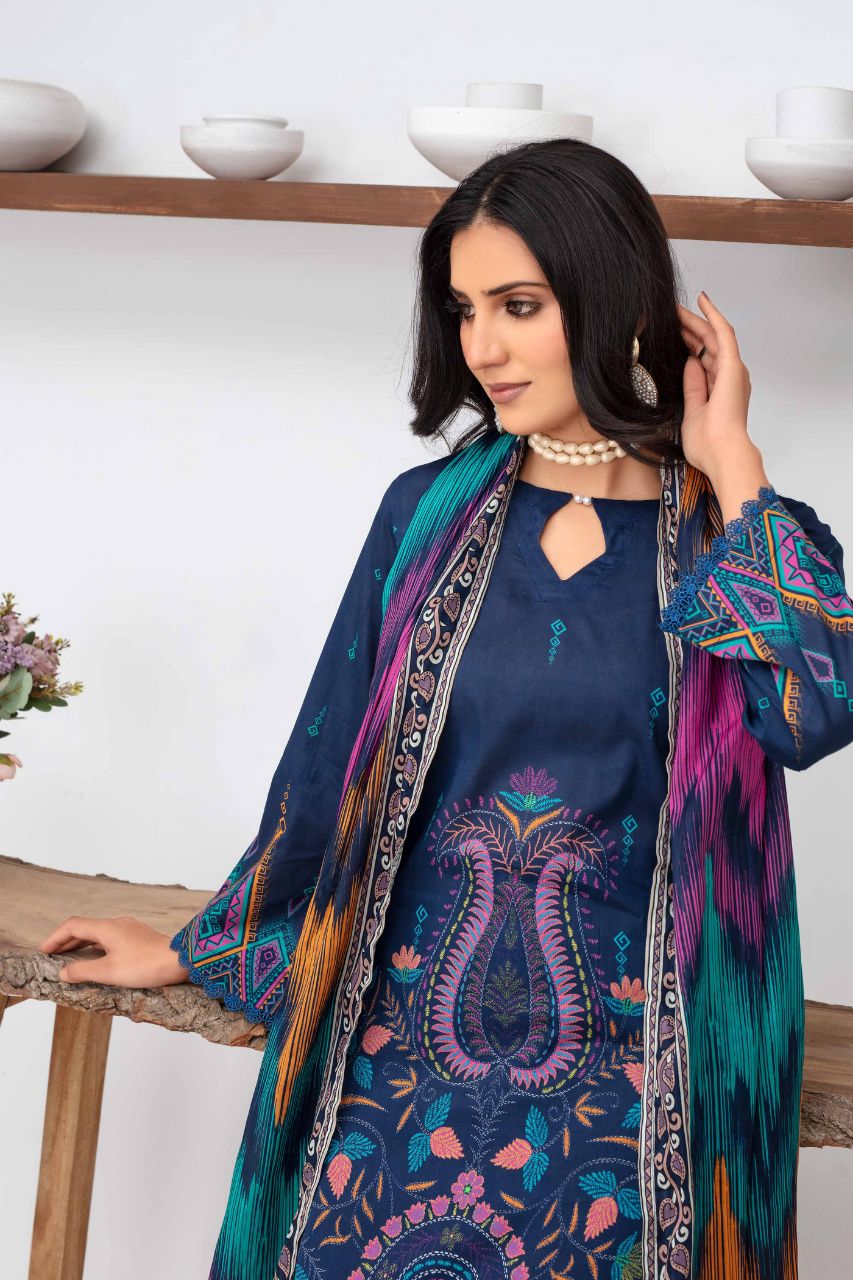 Fabiha By Feroza Digital Printed Lawn 3PC