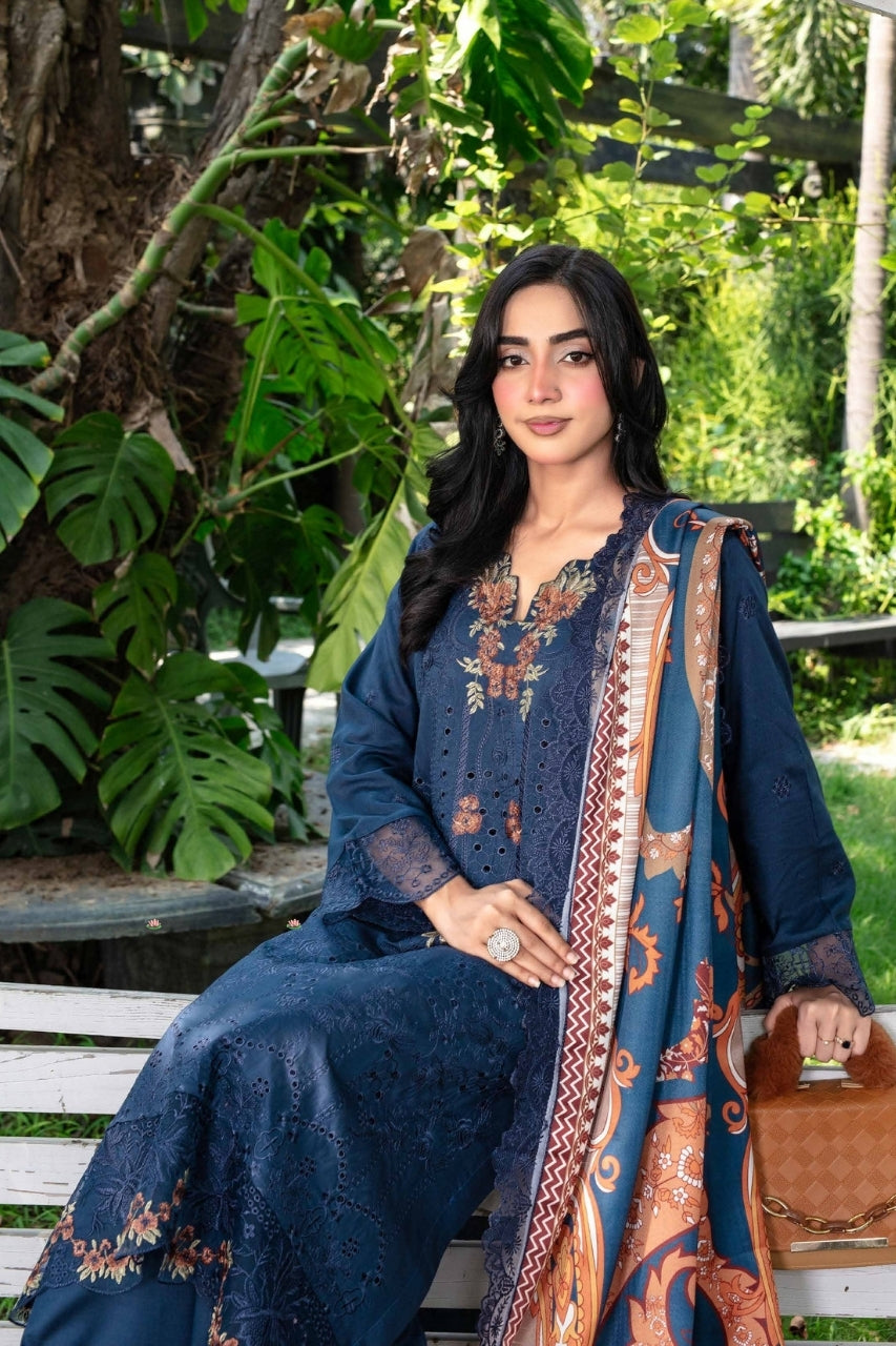 Falak By Feroza Luxury Embroidered Staple 3PC