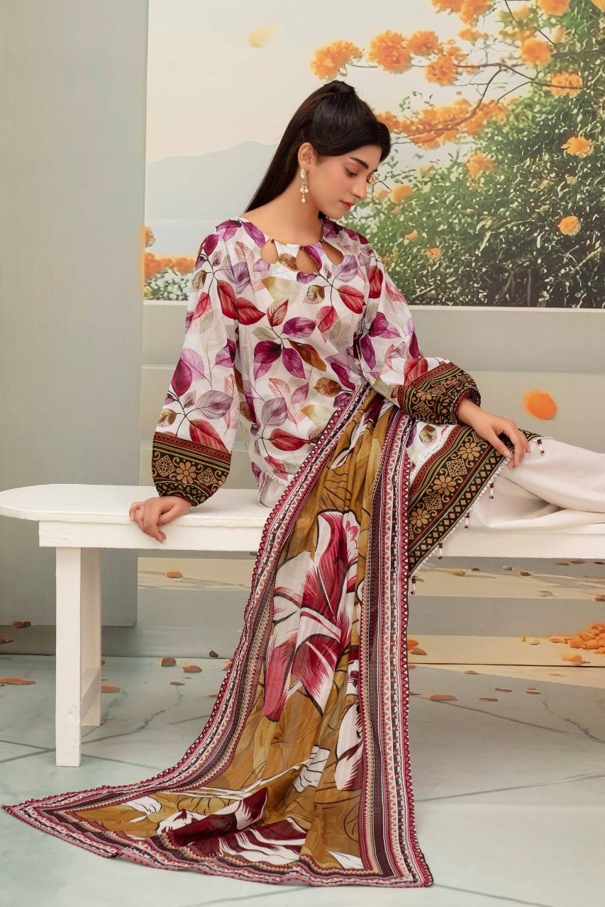 Fabiha By Feroza Digital Printed Lawn 3PC