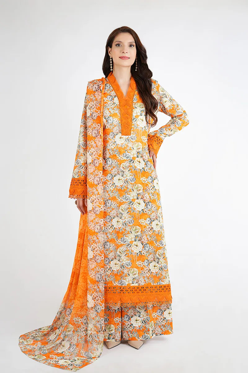 Bareeza Printed Khaddar 3PC