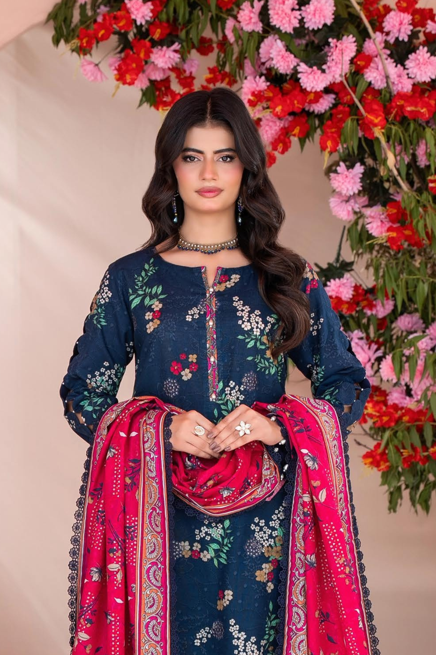 Zesh Airjet Full Embroidered Khaddar 3PC
