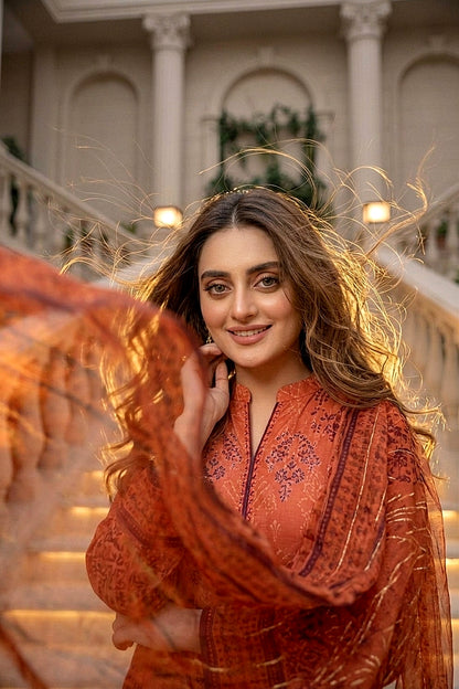 Ravish By Anaya Noor Printed & Emb Lawn 3PC