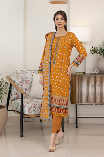 Salina Digital Printed Linen 3PC