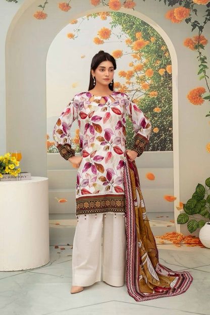 Fabiha By Feroza Digital Printed Lawn 3PC