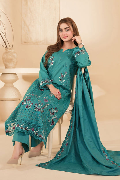 Monae By Tawakkal Luxury Embroidered Dhanak Volume 3PC