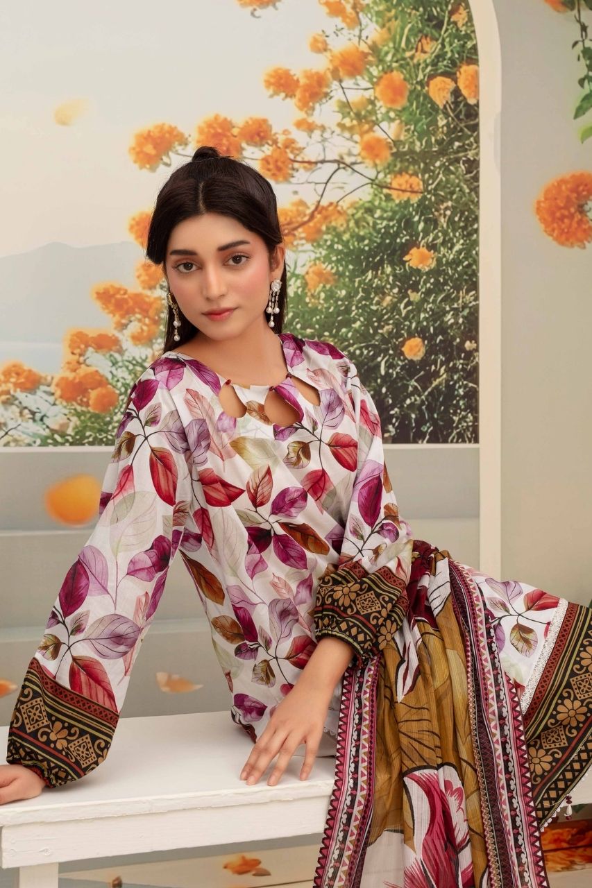 Fabiha By Feroza Digital Printed Lawn 3PC