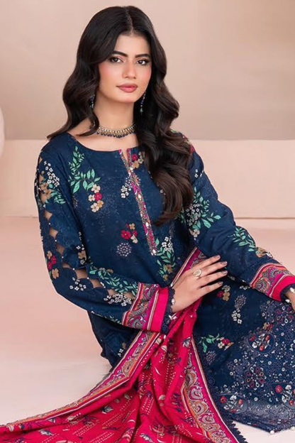 Zesh Airjet Full Embroidered Khaddar 3PC